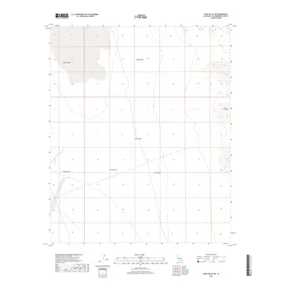2018 Map of Cadiz Valley NE, 2018 Print