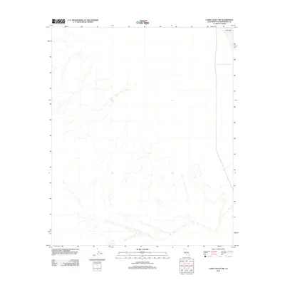 2012 Map of Cadiz Valley NW, 2012 Print