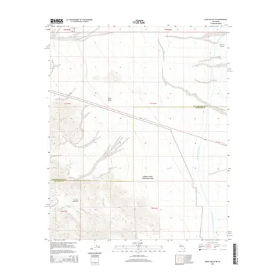 2015 Map of Cadiz Valley SE, 2015 Print