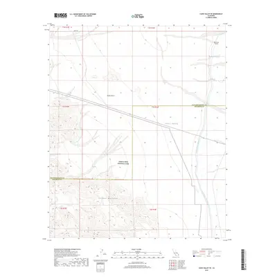 2018 Map of Cadiz Valley SE, 2018 Print