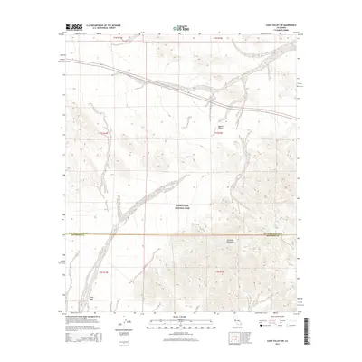 2015 Map of Cadiz Valley SW, 2015 Print