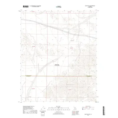 2018 Map of Cadiz Valley SW, 2018 Print