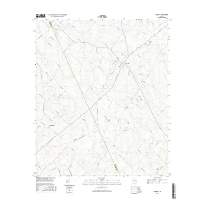 2017 Map of Cadwell, 2017 Print