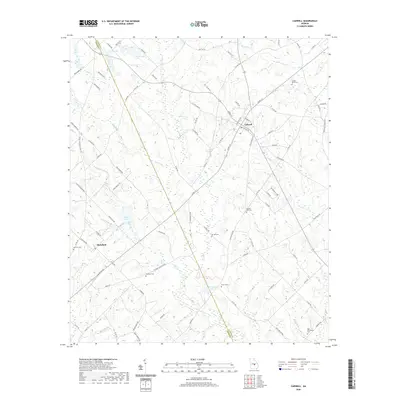 2020 Map of Cadwell, 2020 Print