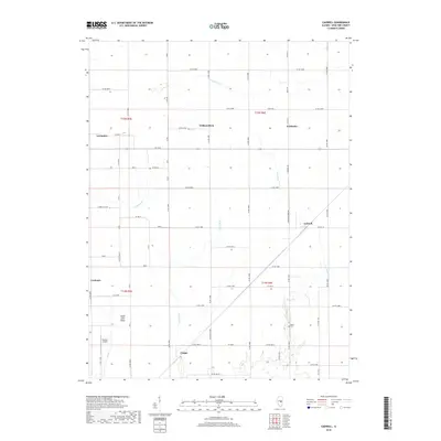 2018 Map of Cadwell, 2018 Print