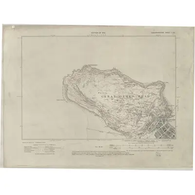 1911 Map of Caernarvonshire I.SE, 1919 Print