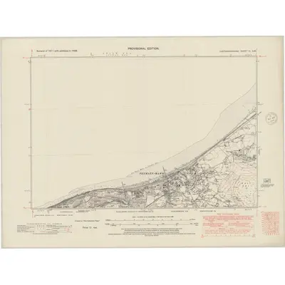 1938 Map of Caernarvonshire IV.SW, 1948 Print