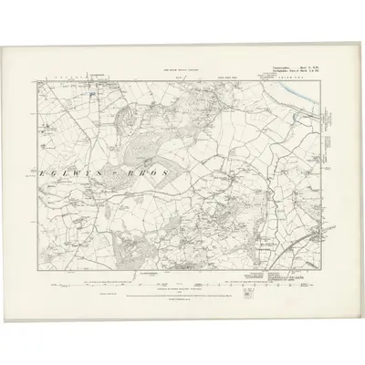 1875 Map of Caernarvonshire V.NW, 1888 Print