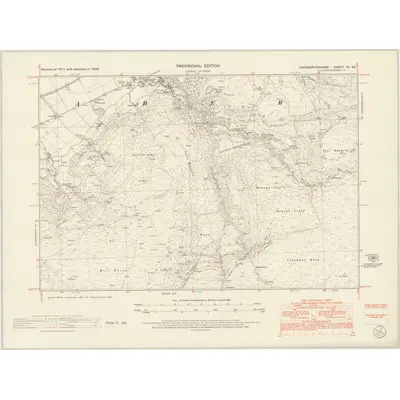 1948 Map of Caernarvonshire VII.SE, 1954 Print