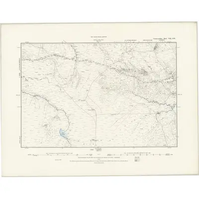 1887 Map of Caernarvonshire VIII.SW, 1888 Print