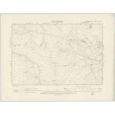 1899 Map of Caernarvonshire VIII.SW, 1901 Print