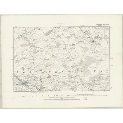 1888 Map of Caernarvonshire XI.SE