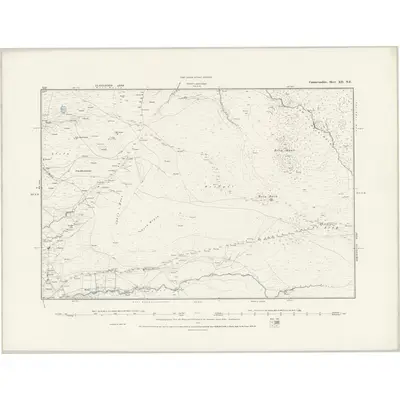 1887 Map of Caernarvonshire XII.NE, 1888 Print