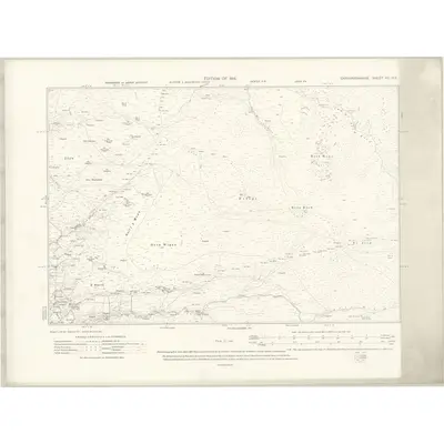 1912 Map of Caernarvonshire XII.NE, 1916 Print
