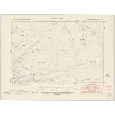 1948 Map of Caernarvonshire XII.NE, 1953 Print