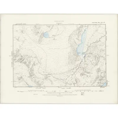 1887 Map of Caernarvonshire XIII.SW, 1888 Print
