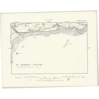 1888 Map of Caernarvonshire XLI.NE