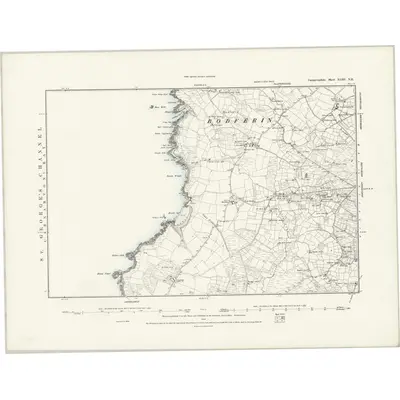 1888 Map of Caernarvonshire XLIII.NE