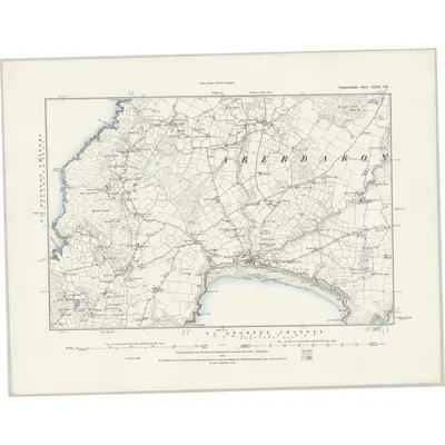 1888 Map of Caernarvonshire XLIII.SE