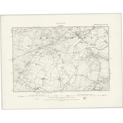 1888 Map of Caernarvonshire XLIV.NW