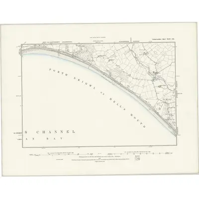1888 Map of Caernarvonshire XLIV.SE