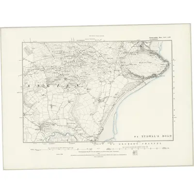 1888 Map of Caernarvonshire XLV.NW