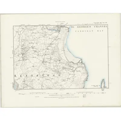 1888 Map of Caernarvonshire XLV.SW
