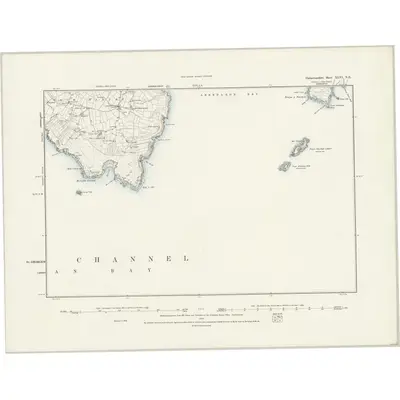 1888 Map of Caernarvonshire XLVI.NE