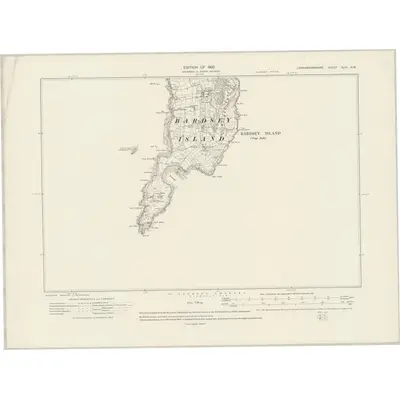 1914 Map of Caernarvonshire XLVI.SW, 1920 Print