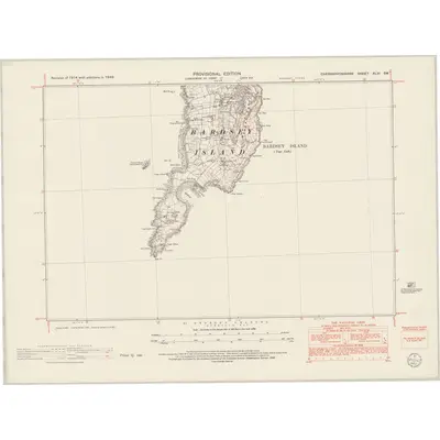 1949 Map of Caernarvonshire XLVI.SW, 1953 Print