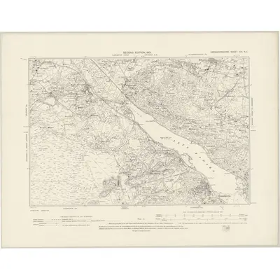1899 Map of Caernarvonshire XVI.NE, 1901 Print