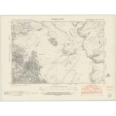 1948 Map of Caernarvonshire XVII.NW, 1953 Print
