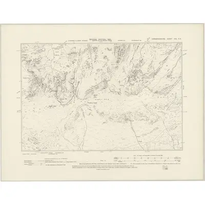 1899 Map of Caernarvonshire XVII.SE, 1901 Print