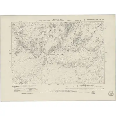 1912 Map of Caernarvonshire XVII.SE, 1949 Print