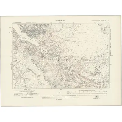 1912 Map of Caernarvonshire XVII.SW, 1920 Print