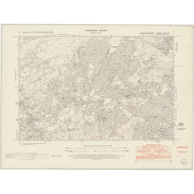 1948 Map of Caernarvonshire XVIII.SE, 1954 Print