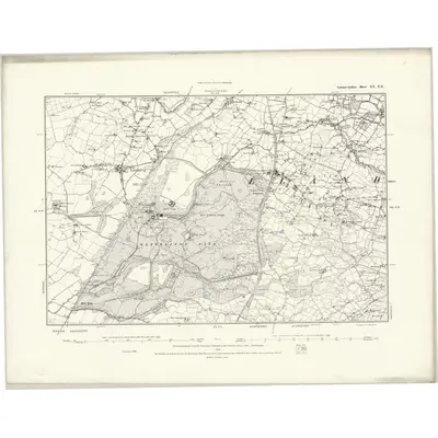 1888 Map of Caernarvonshire XX.NE