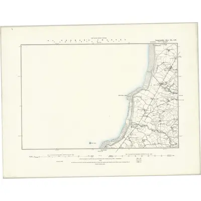 1888 Map of Caernarvonshire XX.SW