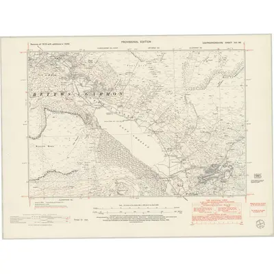 1949 Map of Caernarvonshire XXI.NE, 1953 Print