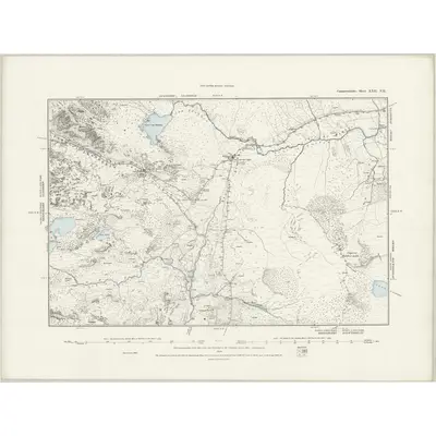 1888 Map of Caernarvonshire XXII.NE, 1889 Print
