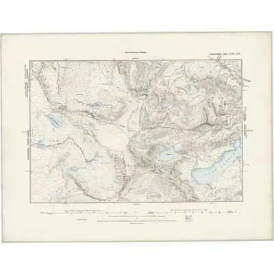 1888 Map of Caernarvonshire XXII.NW, 1889 Print
