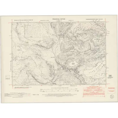 1948 Map of Caernarvonshire XXII.NW, 1953 Print