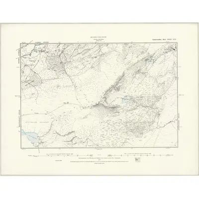 1887 Map of Caernarvonshire XXIII.NW, 1888 Print