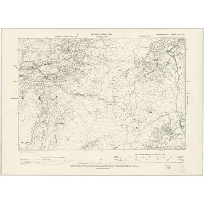 1899 Map of Caernarvonshire XXIII.SE, 1901 Print