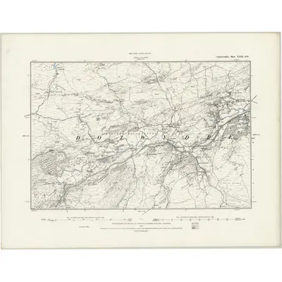 1888 Map of Caernarvonshire XXIII.SW