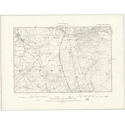 1888 Map of Caernarvonshire XXVI.NE