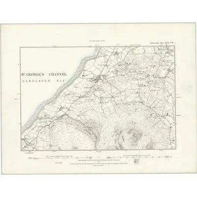 1888 Map of Caernarvonshire XXVI.NW