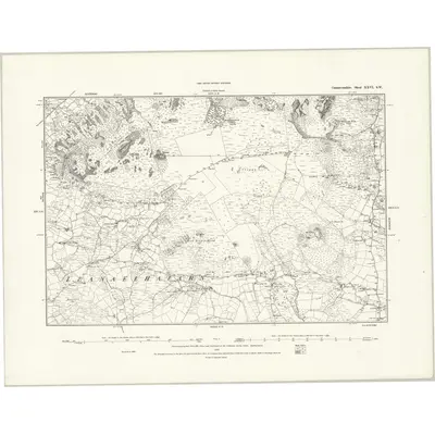 1888 Map of Caernarvonshire XXVI.SW