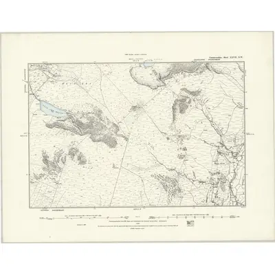 1887 Map of Caernarvonshire XXVII.NW, 1888 Print