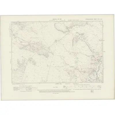 1913 Map of Caernarvonshire XXVII.NW, 1919 Print